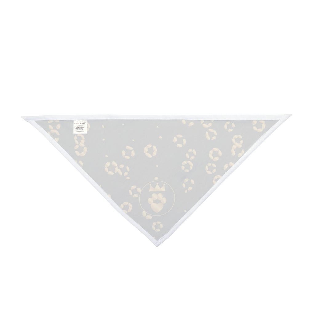 Sir Woof & Lady Purr Gold Leopard Luxury Pet Bandana - Black & Gold Designer Dog & Cat Scarf